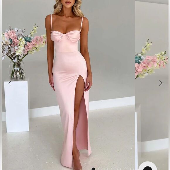 BABYBOO ALORA MAXI DRESS - BLUSH XS NWT in packaging - Picture 1 of 5